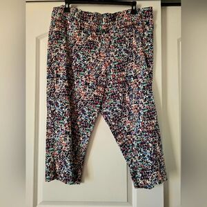 Fun print capri Kim Rogers curvy size 24